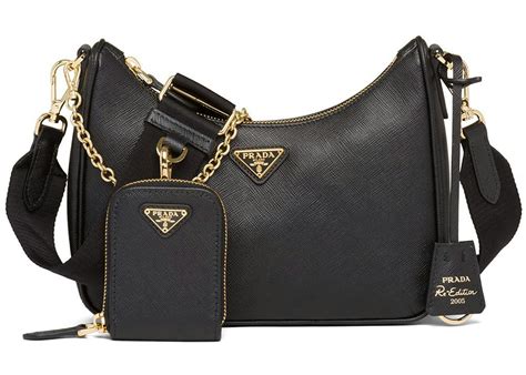 prada black baf|prada shoulder bag price.